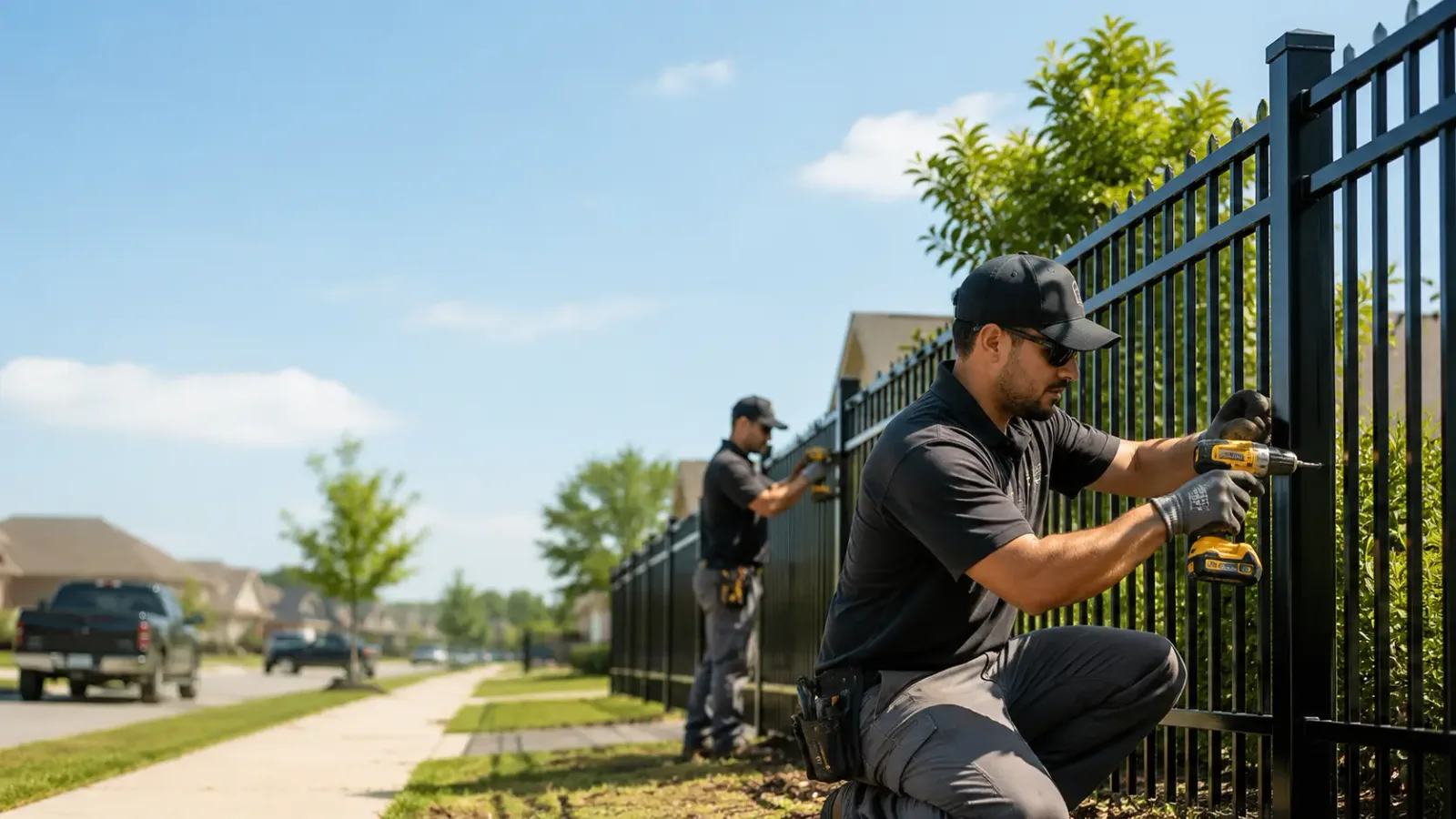 Metal Fence Installation in Alma, IL